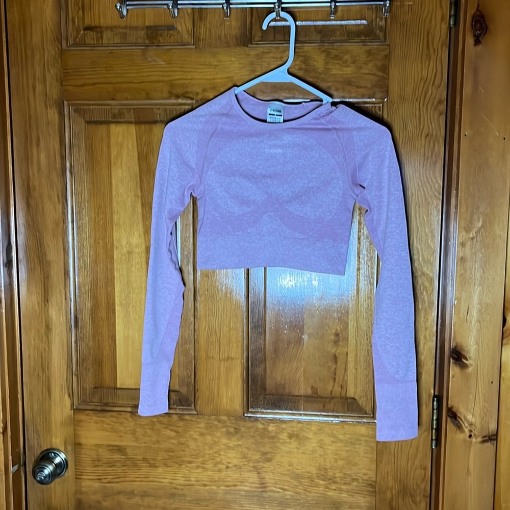 Gymshark Pink Flex Sports Long Sleeve Size S
